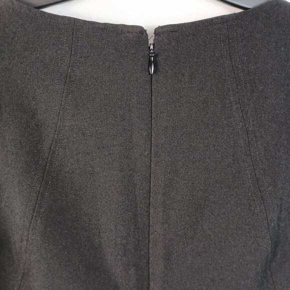 Studio One NY Slimming Colorblock Sheath Dress Black Stretch Size 8 - Picture 5 of 7